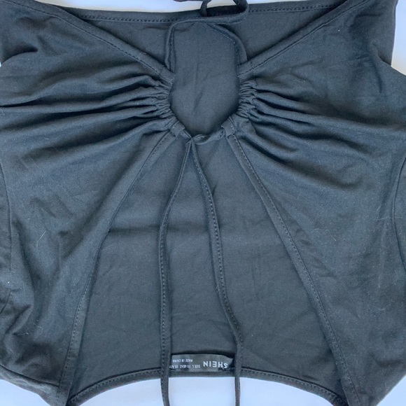 SHEIN Cropped Love sleeve with Tie - Picture 4 of 4